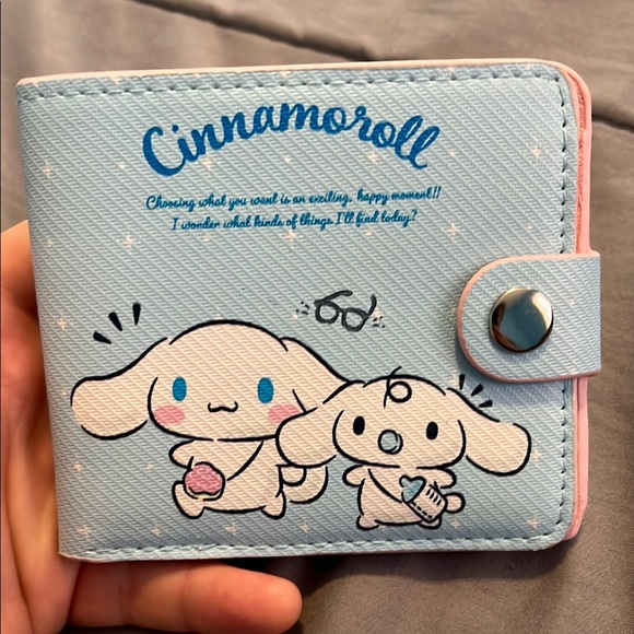 Sanrio Handbags - Sanrio Cinnamoroll kids snap wallet